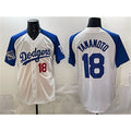 LA.Dodgers #18 Yoshinobu Yamamoto White Royal 2025 World Series Limited Stitched Jersey