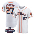 H.Astros #27 Jose Altuve White 2022 World Series Champions Flex Base Stitched  Jersey