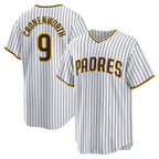 SD.Padres #9 Jake Cronenworth White Home Replica Jersey