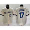 LA.Dodgers #17 Shohei Ohtani Cream 2024 City Connect 2 Limited Stitched Jersey