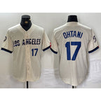 LA.Dodgers #17 Shohei Ohtani Cream 2024 City Connect 2 Limited Stitched Jersey