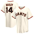 SF.Giants #14 Patrick Bailey Cream Home Replica Jersey
