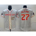 H.Astros #27 Jose Altuve Number White 2023 City Connect Flex Base Stitched Jersey