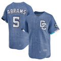 W.Nationals #5 CJ Abrams Blue 2025 City Connect Limited Jersey