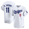 LA.Dodgers #10 Roki Sasaki White 2025 Home Limited Stitched Jersey