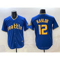 Seattle Mariners #12 Josh Naylor Royal 2025 Limited Stitched jersey