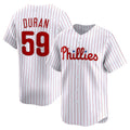P.Phillies #59 Jhoan Duran White Home Limited Player Jersey