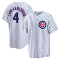 C.Cubs #4 Pete Crow-Armstrong White Home Replica Jersey
