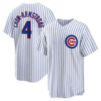 C.Cubs #4 Pete Crow-Armstrong White Home Replica Jersey