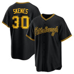 P.Pirates #30 Paul Skenes Black Alternate 2 Replica Jersey