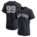 NY.Yankees #99 Aaron Judge Navy Alternate 1 Elite Player Jersey