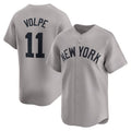 NY.Yankees #11 Anthony Volpe Gray Away Limited Player Jersey