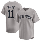 NY.Yankees #11 Anthony Volpe Gray Away Limited Player Jersey