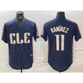 C.Guardians #11 Jose Ramirez Navy 2024 City Connect Limited Stitched Jersey