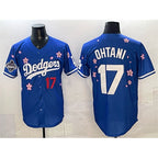 LA.Dodgers #17 Shohei Ohtani Royal 2025 World Series Champions Patch Tokyo Series Limited Stitched Jersey