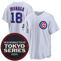 C.Cubs #18 Shota Imanaga White 2025 World Tour Tokyo Series Home Stitched Jersey