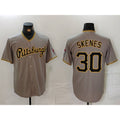 P.Pirates #30 Paul Skenes Gray Stitched Jersey