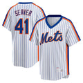 NY.Mets #41 Tom Seaver White Home Cooperstown Collection Player Jersey