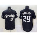 S.Mariners #29 Cal Raleigh Black 'Deep Sea Gothic Edition' Vapor Premier Limited Stitched Jersey