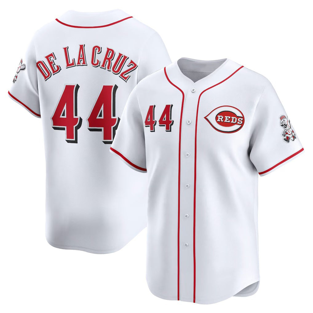 C.Reds #44 Elly De La Cruz White Home Limited Player Jersey