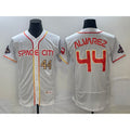 H.Astros #44 Yordan Alvarez Number White 2023 City Connect Flex Base 3 Stitched Jersey