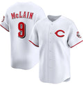 C.Reds #9 Matt McLain White 2025 Home Limited Stitched Jersey
