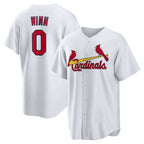 St. Louis Cardinals #0 Masyn Winn White Home Replica Jersey