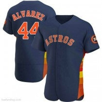 H.Astros #44 Yordan Alvarez Navy Alternate Jerseys