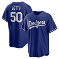 LA.Dodgers #50 Mookie Betts Royal Alternate 2 Replica Jersey