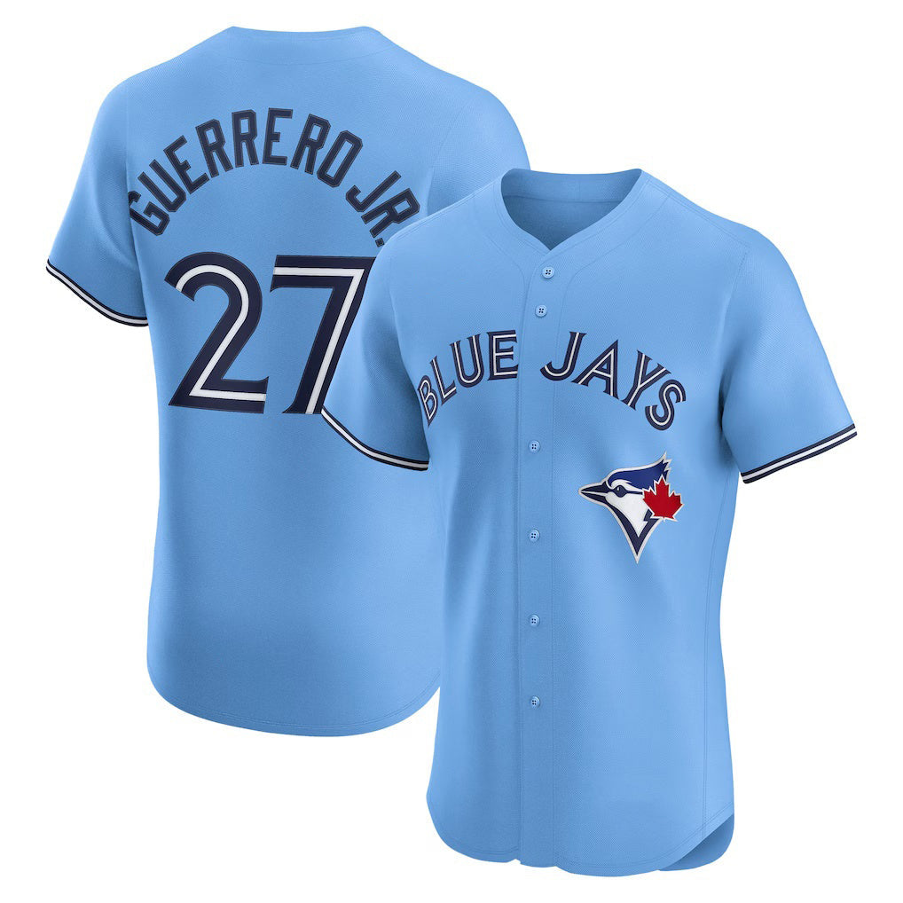TB.Jays #27 Vladimir Guerrero Jr. Powder Blue Alternate 2 Elite Jersey