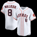 H.Astros #8 Christian Walker White Home Limited Player Jersey