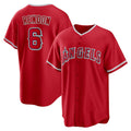 LA.Angels #6 Anthony Rendon Red Alternate Replica Player Name Jersey