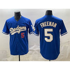 LA.Dodgers #5 Freddie Freeman Royal Limited Stitched Jersey
