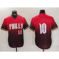 P.Phillies #10 J.T. Realmuto Red 2024 City Connect Limited Stitched Jerseys