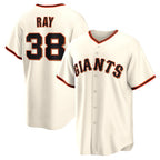 SF.Giants #38 Robbie Ray Cream Home Replica Jersey