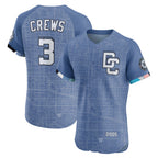 W.Nationals #3 Dylan Crews Blue 2025 City Connect Elite Player Jersey
