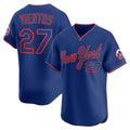 NY.Mets #27 Mark Vientos Royal Alternate Limited Player Jersey