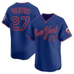 NY.Mets #27 Mark Vientos Royal Alternate Limited Player Jersey
