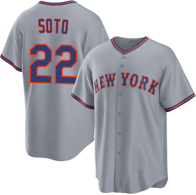 NY.Mets #22 Juan Soto Gray 2025 Limited Stitched Jersey