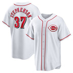 C.Reds #37 Tyler Stephenson White Home Replica Jersey