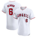 LA.Angels #6 Anthony Rendon White Home Elite Player Jersey