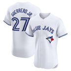 TB.Jays #27 Vladimir Guerrero Jr. White Home Elite Player Jersey