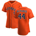 H.Astros #44 Yordan Alvarez Orange Alternate 2020 Authentic Team Jersey