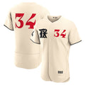 T.Rangers #34 Nolan Ryan Cream 2023 City Connect Flex Base Stitched Jersey