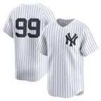 NY.Yankees #99 Aaron Judge White Home Limited Player Jersey