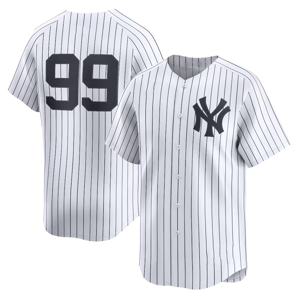 NY.Yankees #99 Aaron Judge White Home Limited Player Jersey
