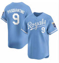KC.Royals #9 Vinnie Pasquantino Light Blue Alternate Limited Stitched Jersey