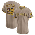 SD.Padres #23 Fernando Tatis Jr. Khaki Sand Elite Jersey