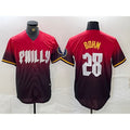 P.Phillies #28 Alec Bohm Number Red 2024 City Cool Base Jersey