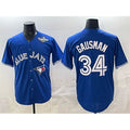 TB.Jays #34 Kevin Gausman Royal 2025 World Series Cool Base Stitched Jersey